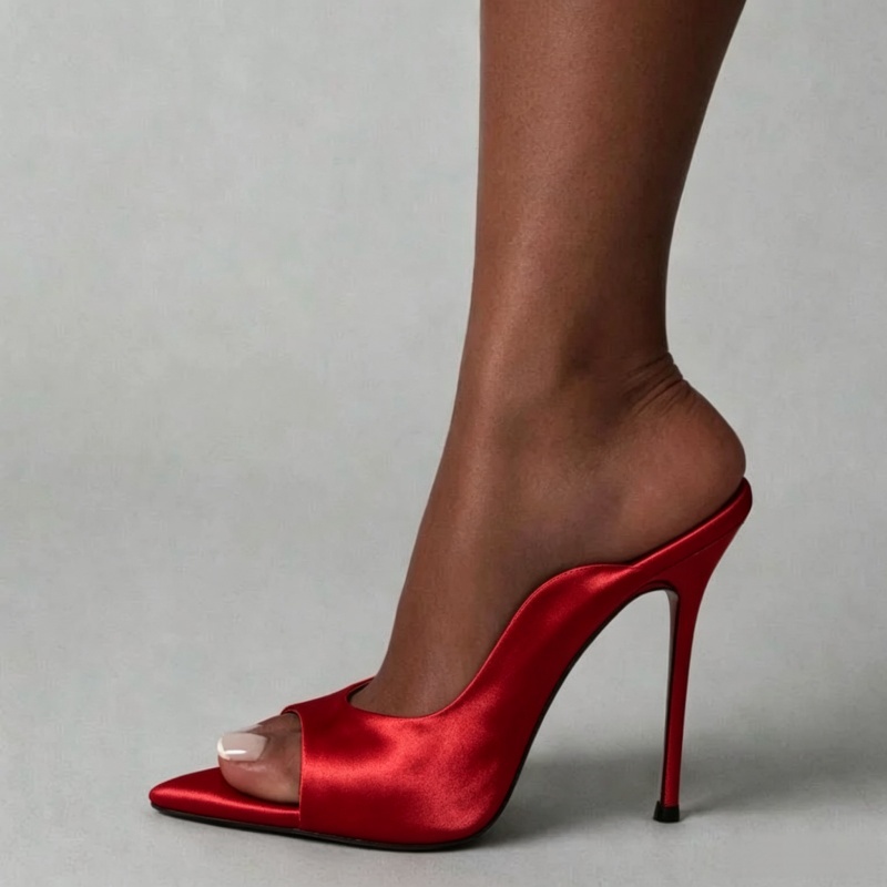 MKKHOU Fashion Pumps New High  - огляд і ціна Slip Dress Satin