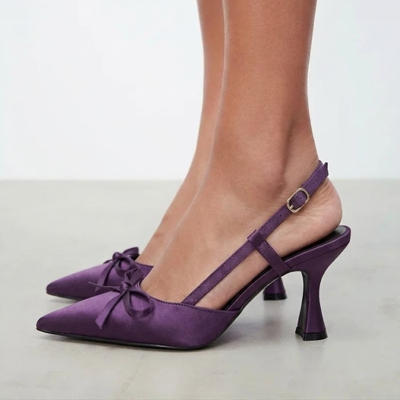 Women's Elegant Purple Satin P - огляд і ціна Slip Dress Satin