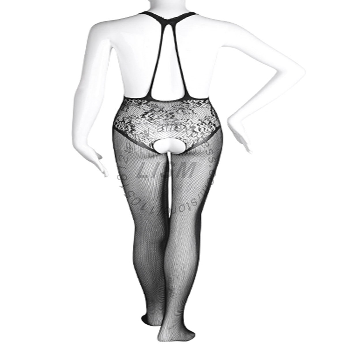 LISM Sexy Halter Cutout Open B - огляд і ціна Bodystocking Fishnet