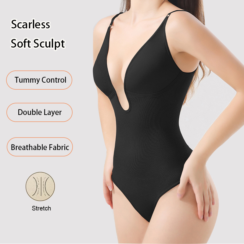 Women's Seamless Shapewear Bac - огляд і ціна Shapewear Bodysuit Firm