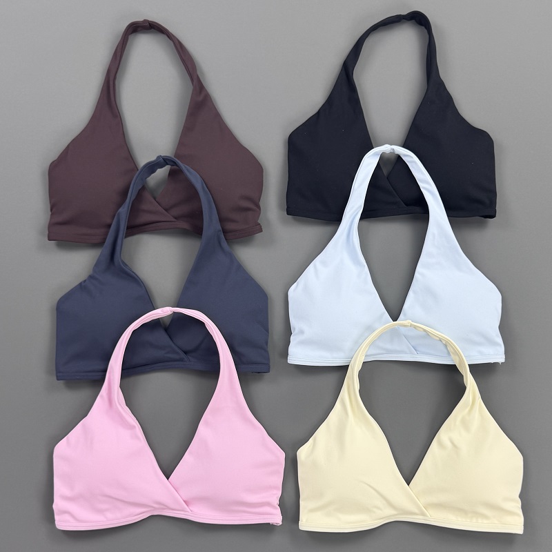 Gym Top Women Halter Neck Spor - огляд і ціна Sports Bra High Impact